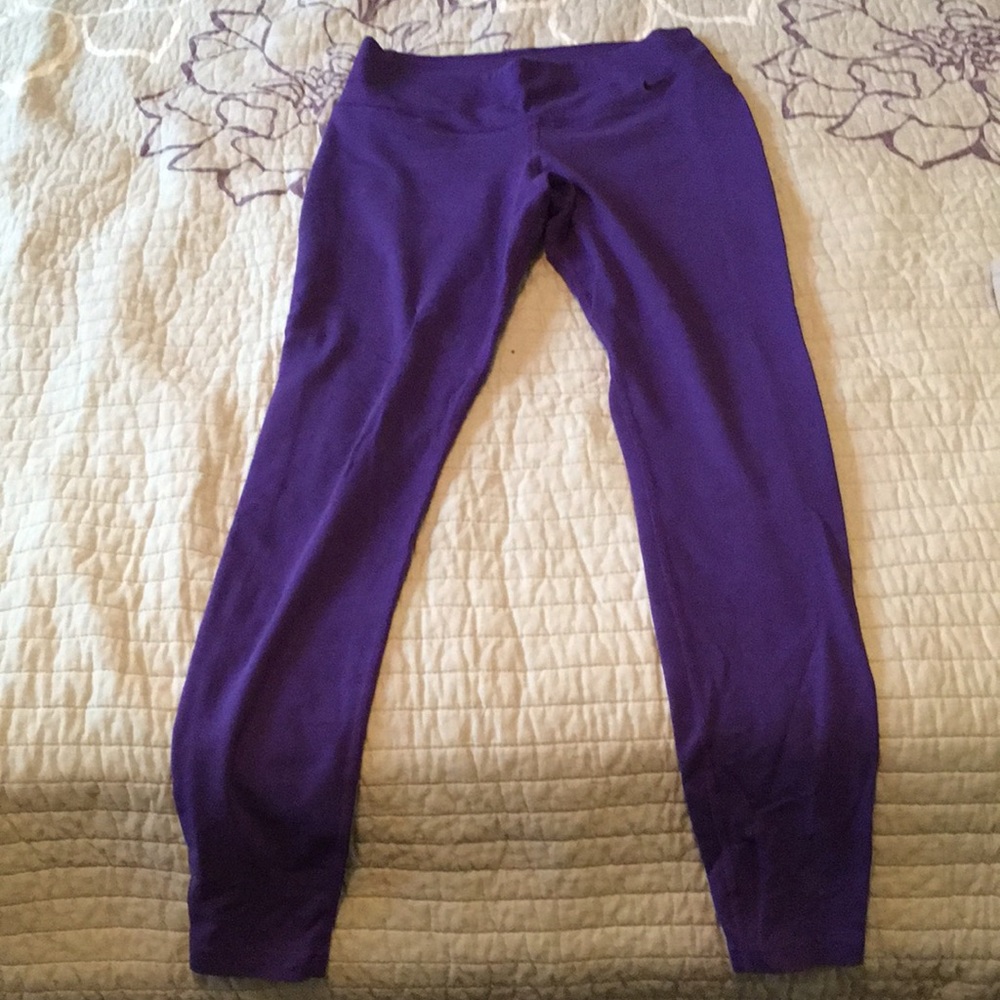 Purple Nike Dri-fit leggings